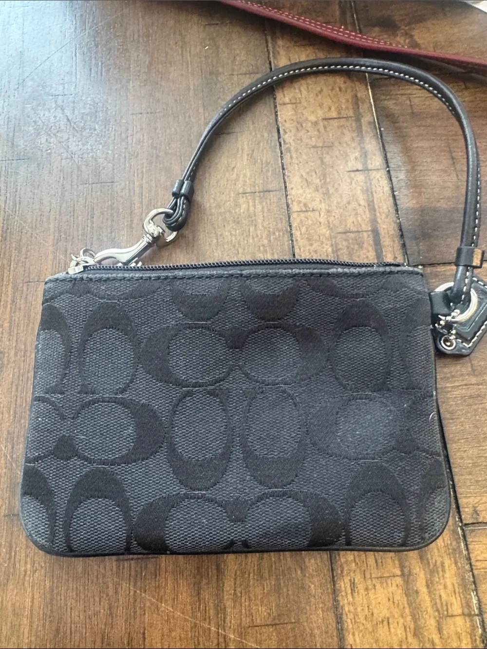 Coach compact wristlet